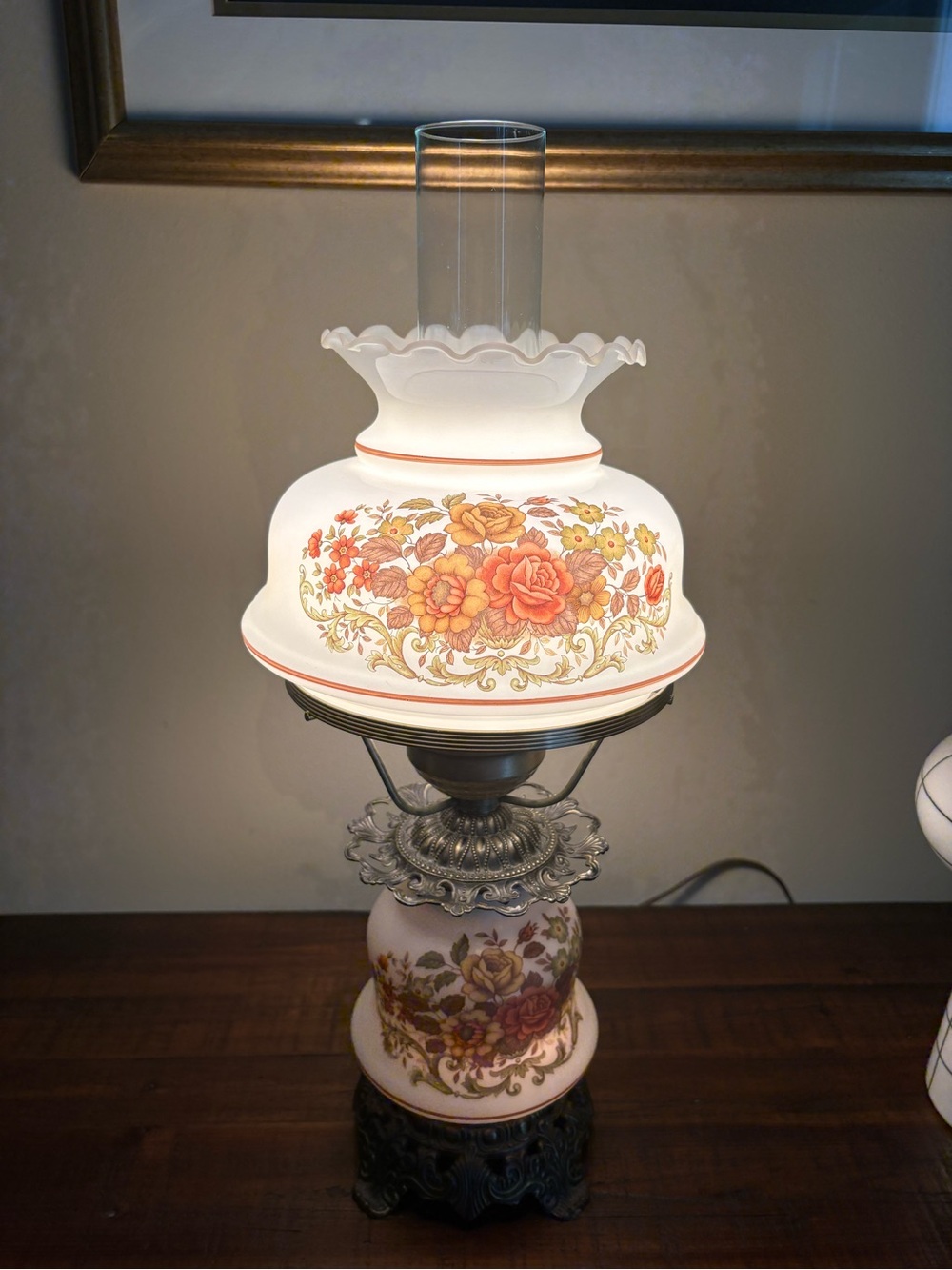 Sale🔥🔥🔥🔥Vintage Quoizel Hurricane Lamp - Picture 7 of 10
